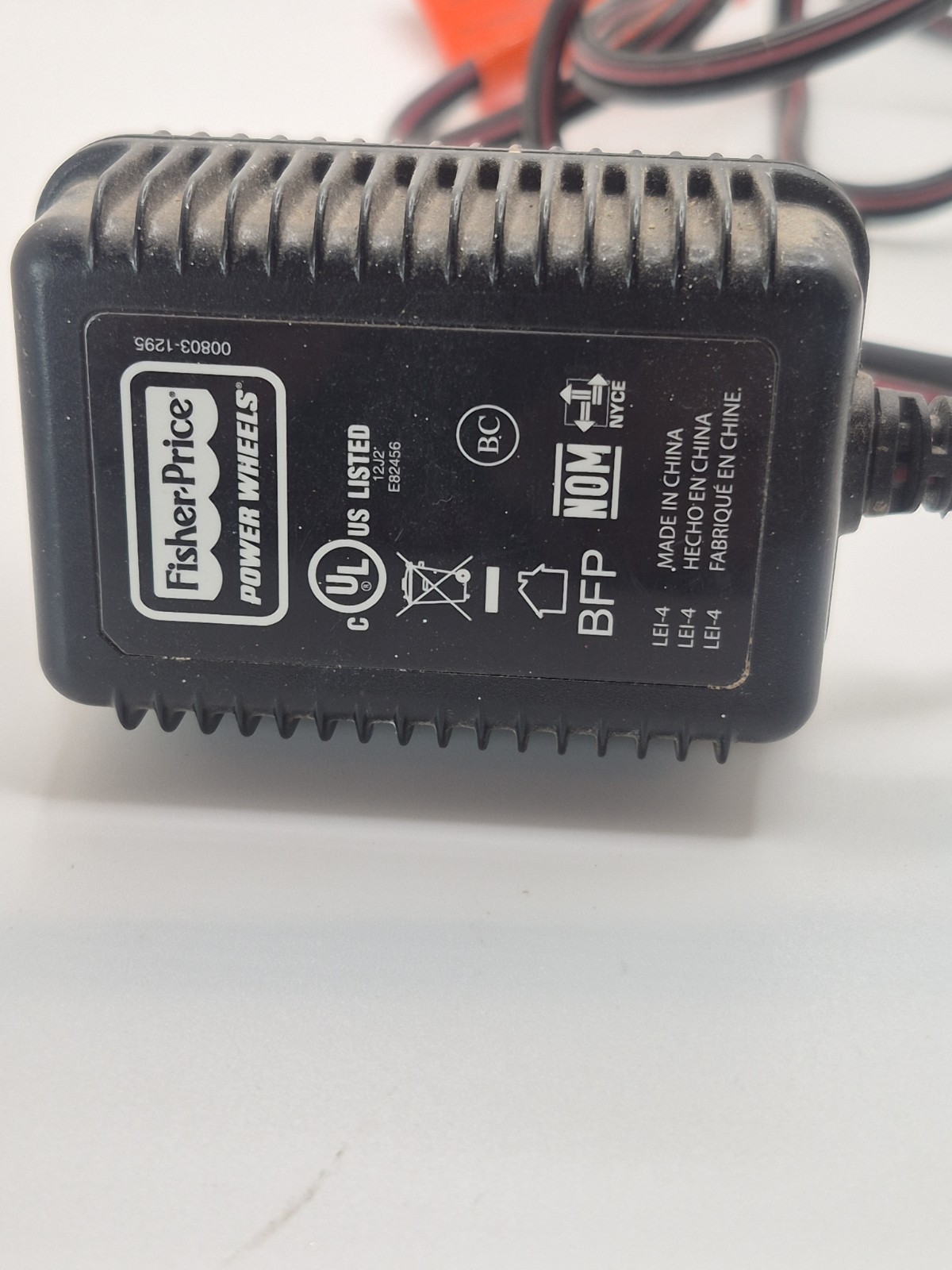 Power Wheels 6V 1200mA Red Battery Charger 00801-1481 Genuine Fisher Price