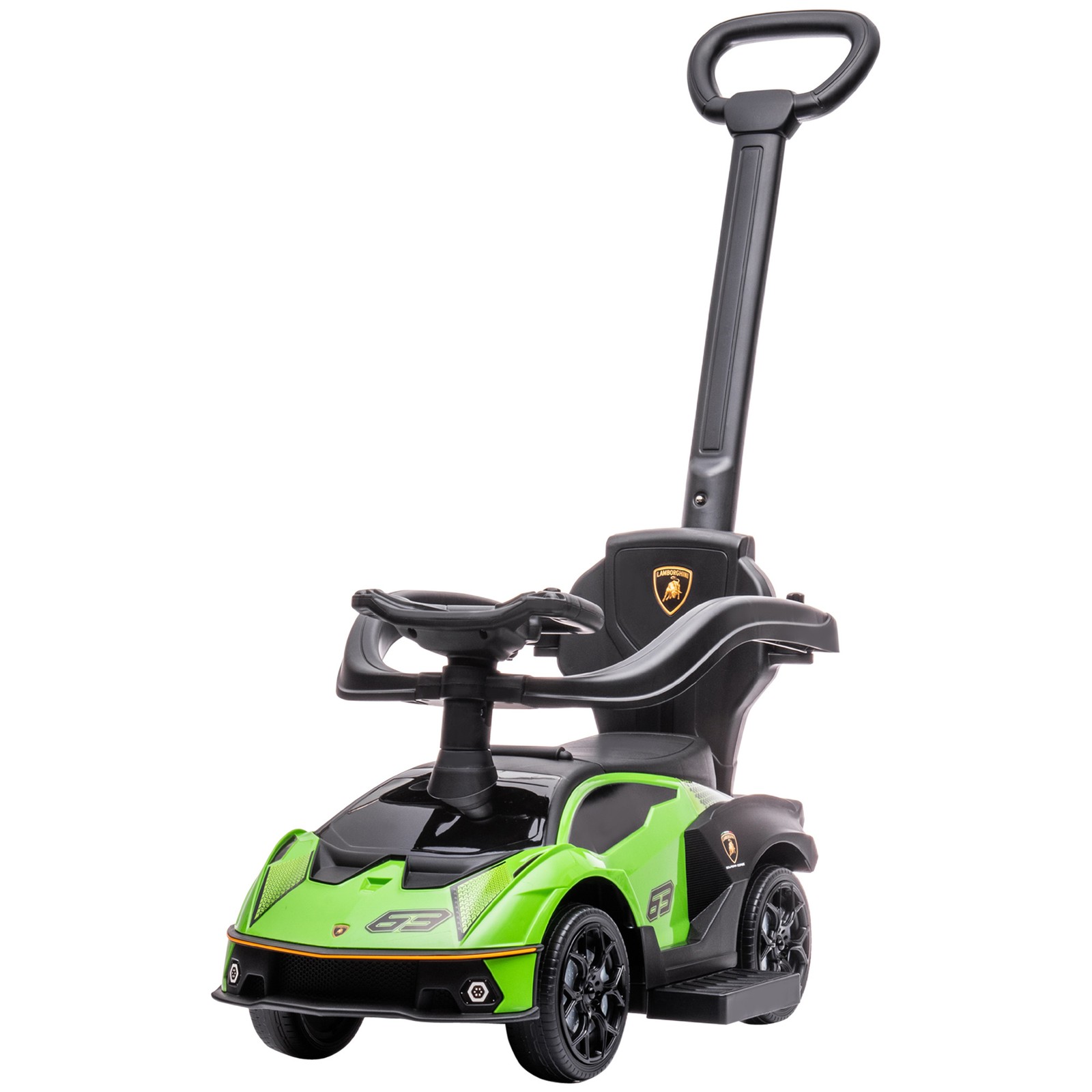 2 in 1 Ride on Push Car Essenza SCV12 Licensed Toddler Sliding Car, Manual Green