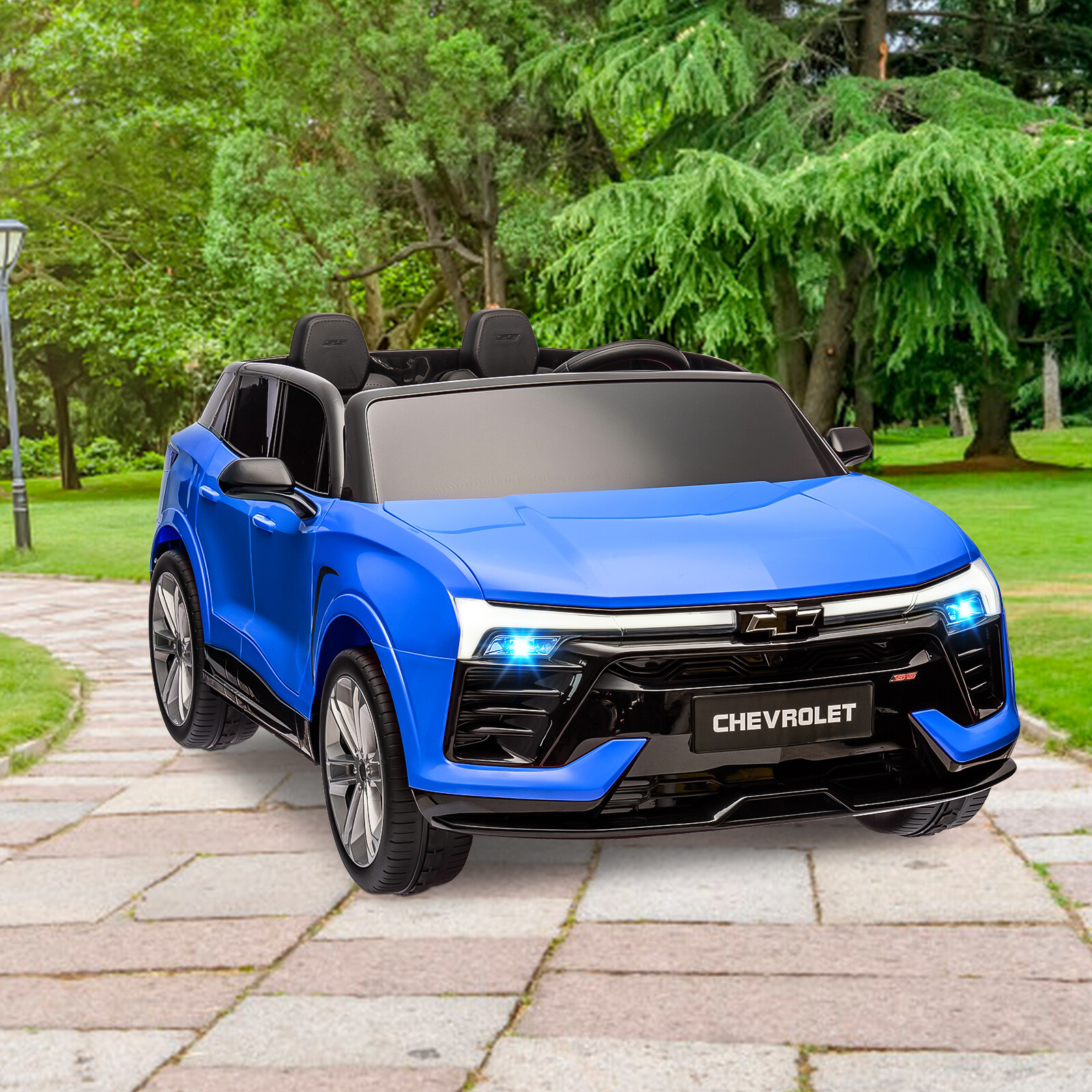 Kids Electric Ride on Car 24V Battery Powered Licensed Chevrolet Blazers Vehicle