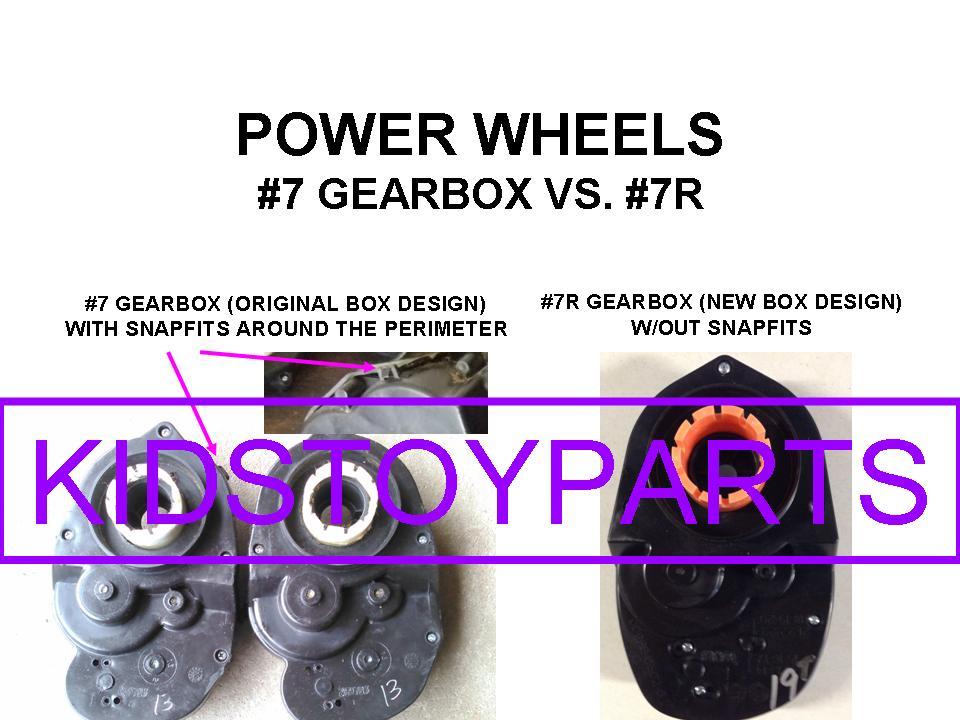 4x Gear #1 ALSO FITS Power Wheels ALL #7R GEARs 25/72 teeth Racer Pack