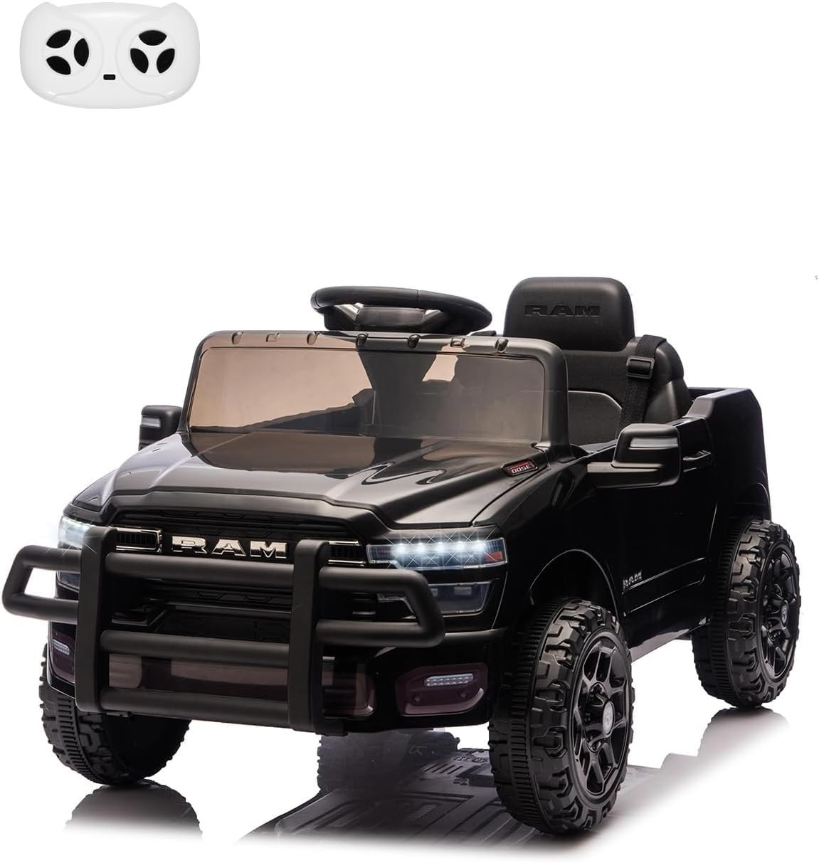 RAM Licensed 12V Kids Electric Pickup Truck with Remote Control for Toddlers