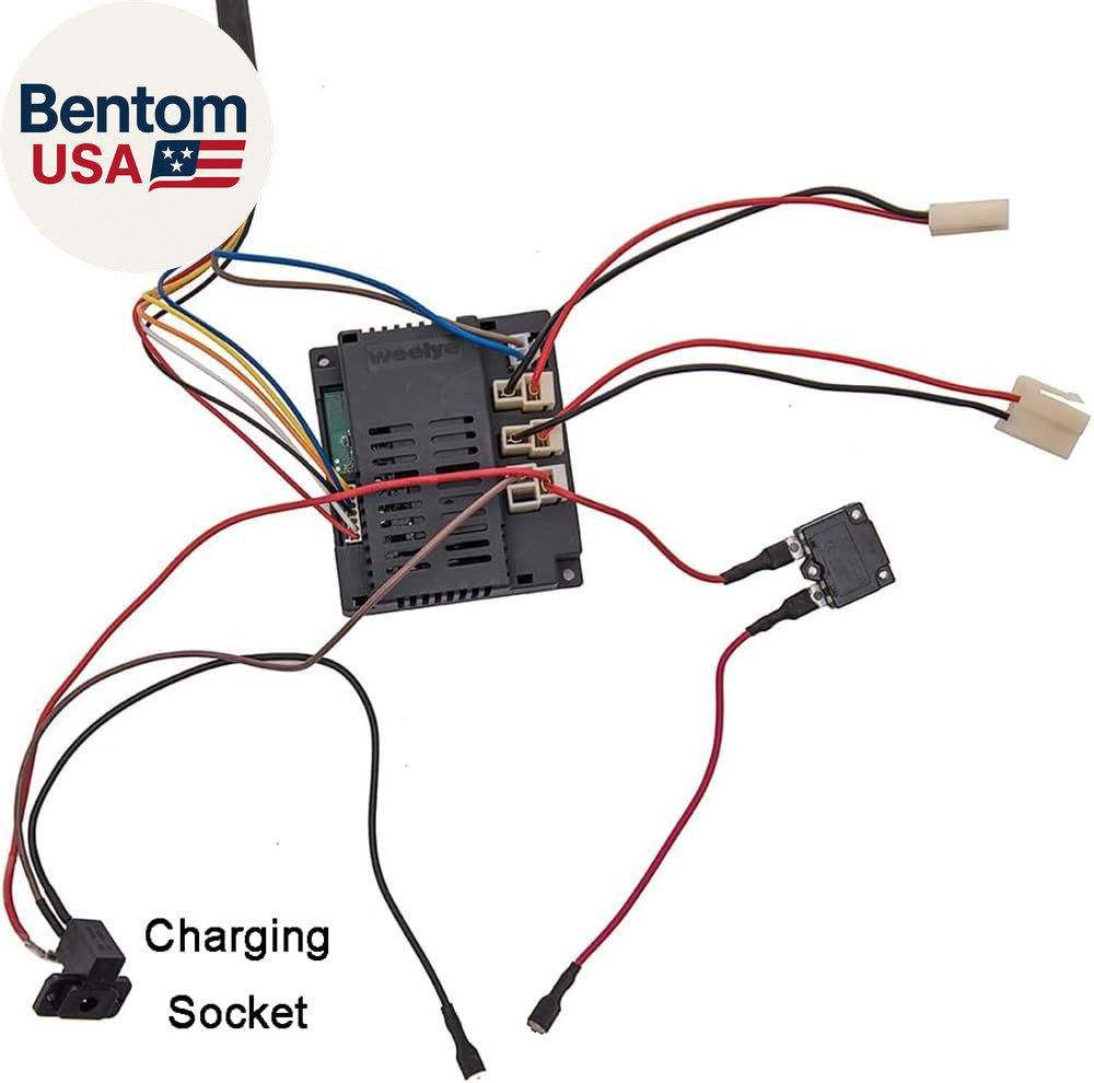 12 Volt Children Electric Car DIY Modified Wires and Switch Kit,With 2.4G Blueto
