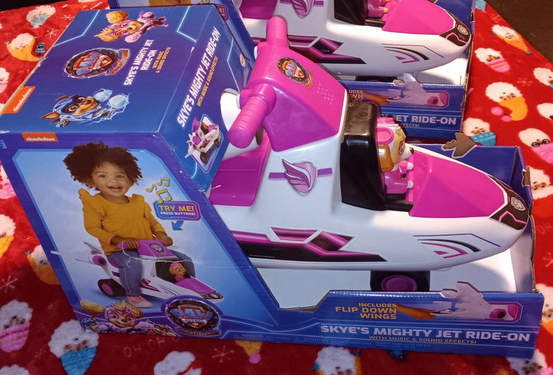 Paw Patrol Ride On – Skye’s Mighty Jet RideOn with Music & Sounds