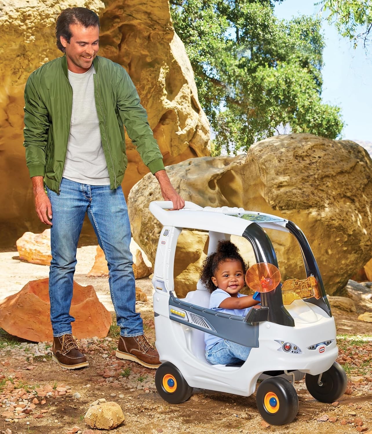 Adventure Rover, Indoor/Outdoor Space Ride-On w/Sound FX, Kid and Parent Powe…