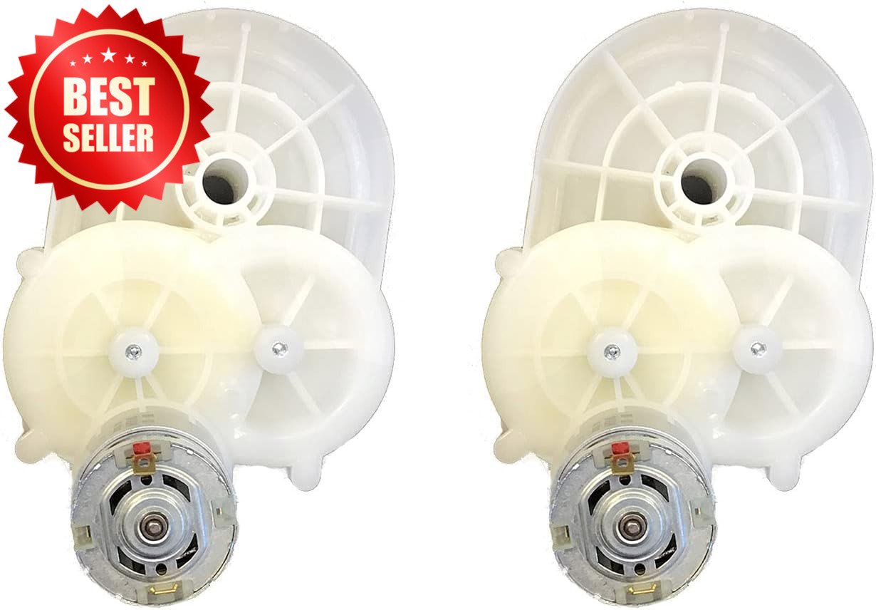 12V Electric Motor Gearbox Replacement Kit for Toy Vehicle Car White US