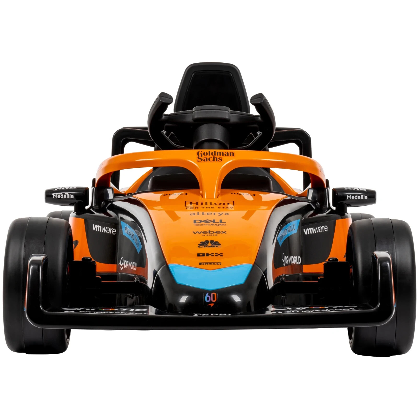 McLaren F1 Race Car 12V Battery-Powered Vehicle w/ Remote, Ages 3+