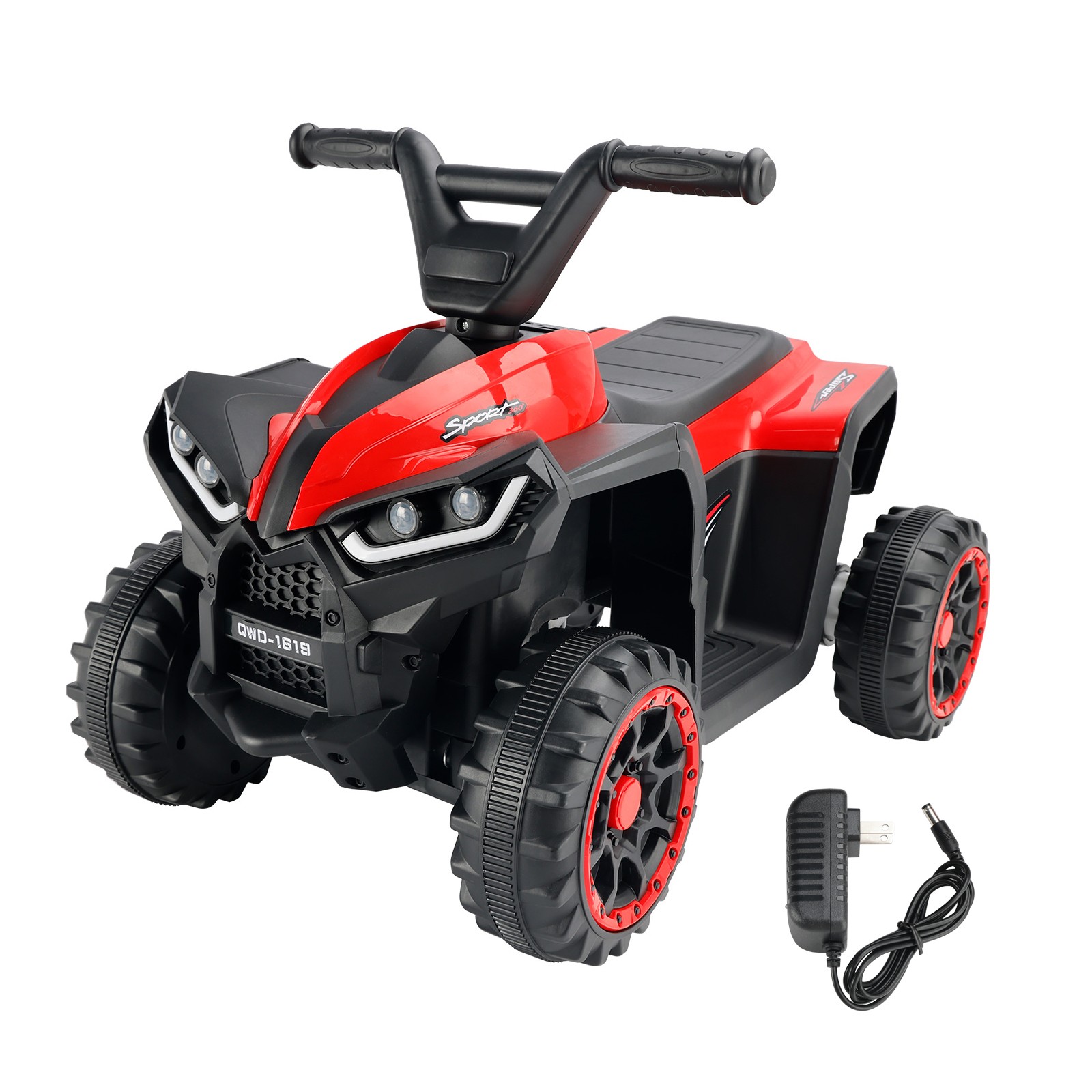 12V Ride On Atv Car For Kids Electric Toy Off-Road 4 Wheeler Quad Children Car✔️
