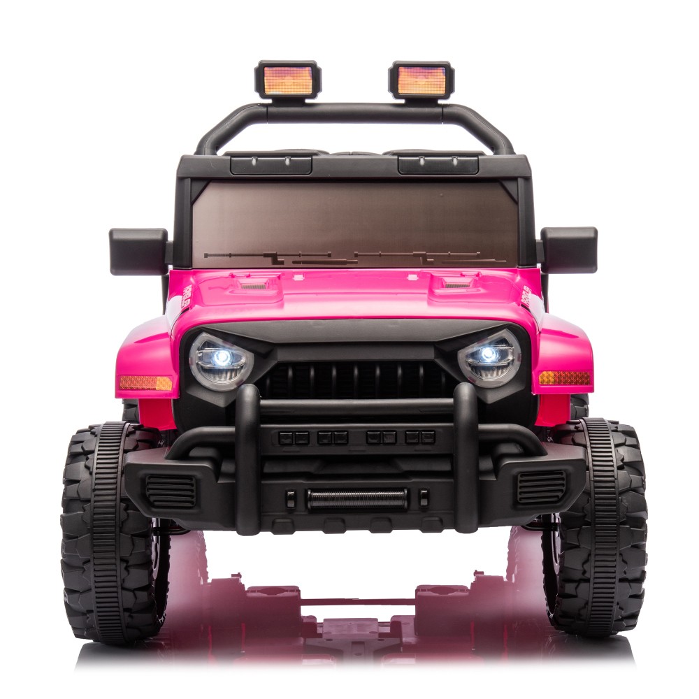 12V Kids Ride On Electric Car W/Parents Control,Dual drive,Four-wheel Suspension